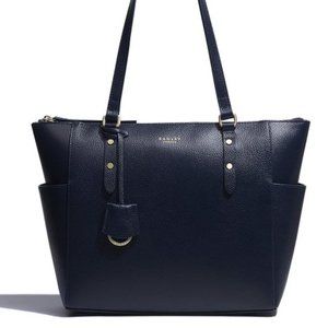Ink Silk Street Leather Tote